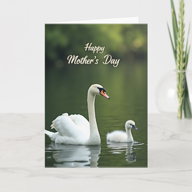 Graceful Mothers Day Birds Card (Front)