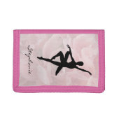 Graceful Pink Ballerina Wallet (Front)