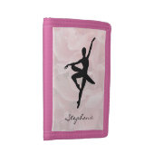 Graceful Pink Ballerina Wallet (Side)