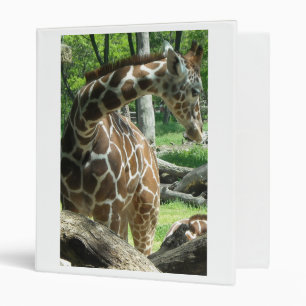 Graceful Pretty Giraffe Binder