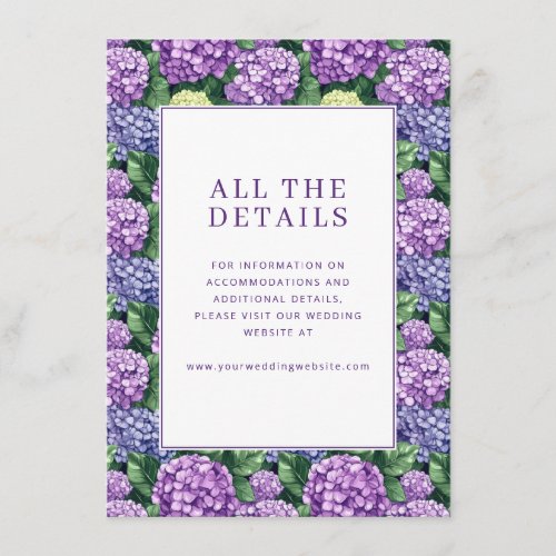 Graceful Purple Floral Border