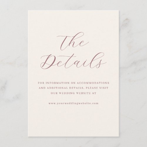 Graceful Rose Gold Calligraphy