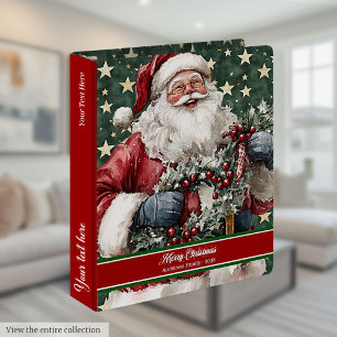 Graceful Santa Claus Christmas Photo Binder