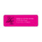 Graceful Save The Date Address Labels (Magenta)