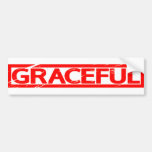 Graceful Stamp Bumper Sticker