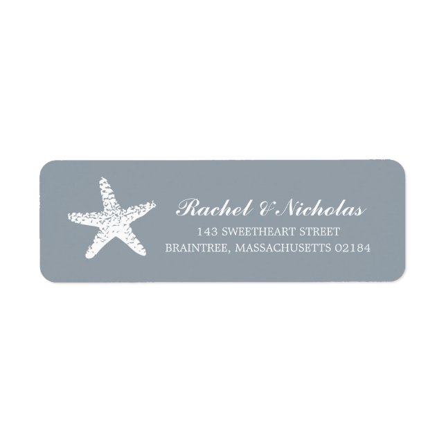 Graceful Starfish | Return Address Label (Front)
