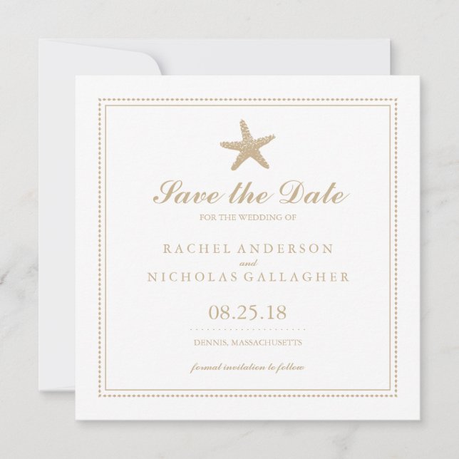 Graceful Starfish | Save the Date (Front)