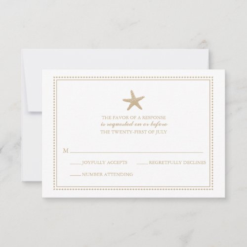 Graceful Starfish | Wedding RSVP