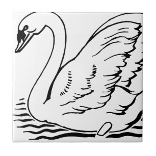 Graceful Swan Tile