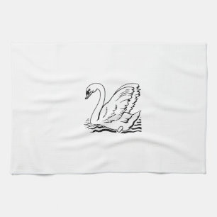 Graceful Swan Towel