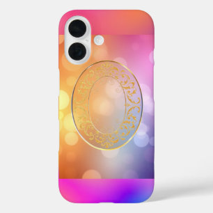 Graceful Transparent Letter O  iPhone 16 Case