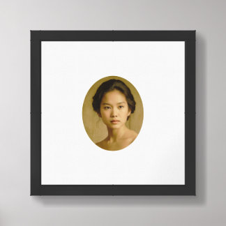 Graceful Woman Portrait Wall Art