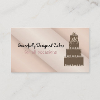 Gracefully Designed Cakes Business Card