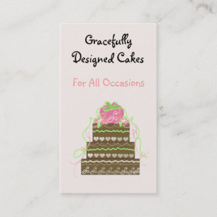 Gracefully Designed Cakes Business Card