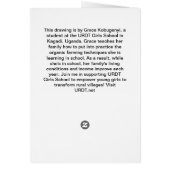 Grace's Family's Garden Cards (Back)