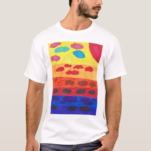 Graces Rainbow Clouds T_Shirt