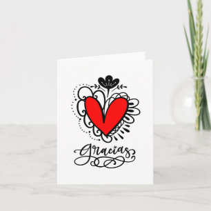 Gracias (de todo Corazón) Spanish Note Card