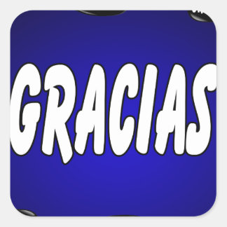 GRACIAS GIFTS CUSTOMIZABLE PRODUCTS SQUARE STICKERS