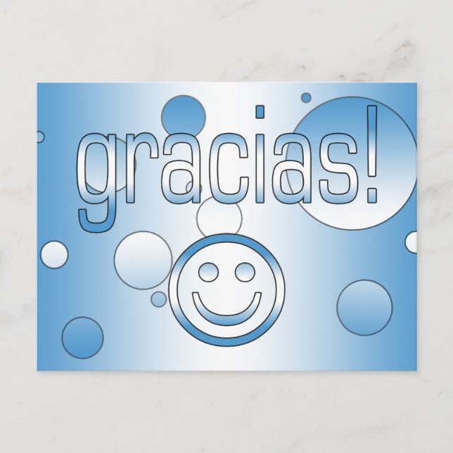 Gracias! Guatemala Flag Colors Pop Art Postcard (Front)