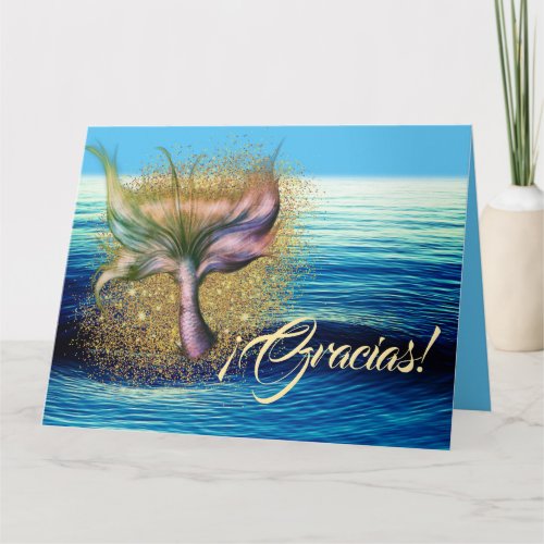 Gracias por ayudarnos celebrating Thank You Card