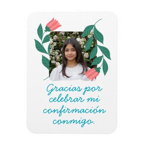Gracias por Celebrar Mi Confirmación con Foto 
