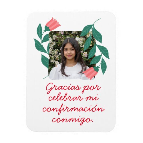 Gracias por Celebrar Mi Confirmación con Foto 