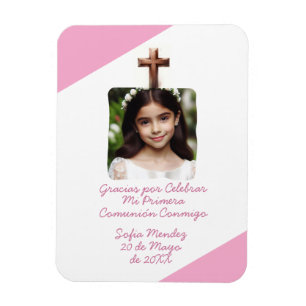 Gracias por Celebrar Mi Primera Comunión con Foto  Magnet