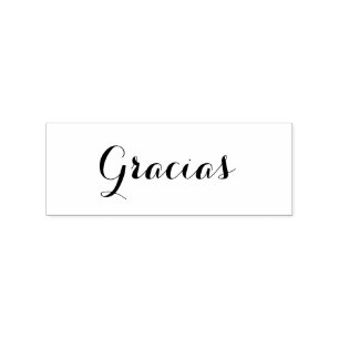 Gracias - Rubber stamp