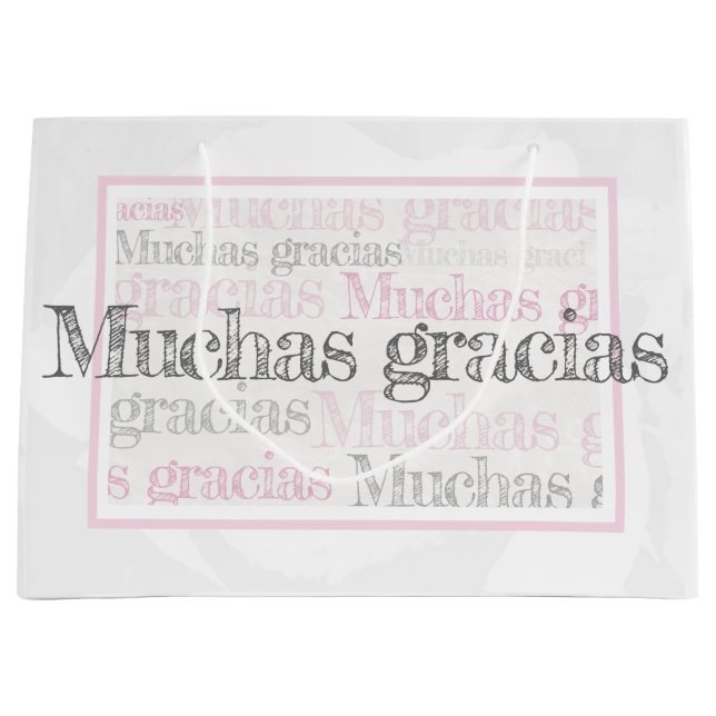 Gracias/ Spanish thank you gift bag (Front)
