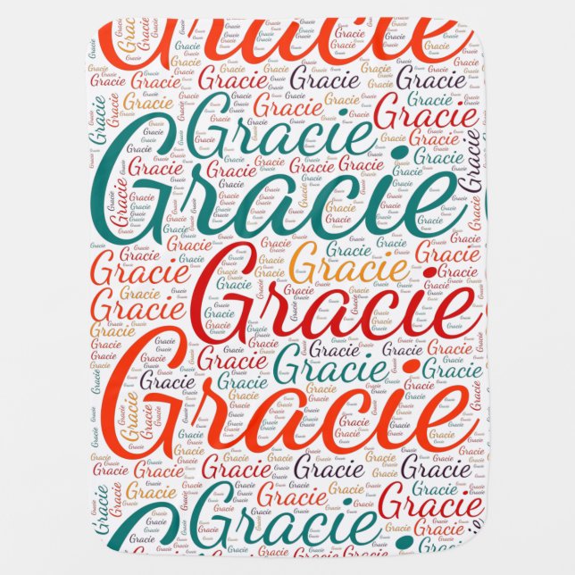 Gracie Baby Blanket (Front)