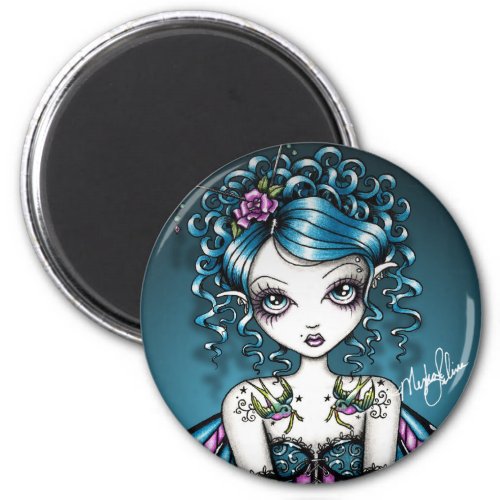 Gracie Gothic Couture Swallow Tattoo Fairy Magnet