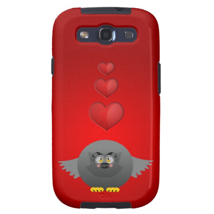 Gracie Gray 2 (Red) Samsung Galaxy S3 Cover