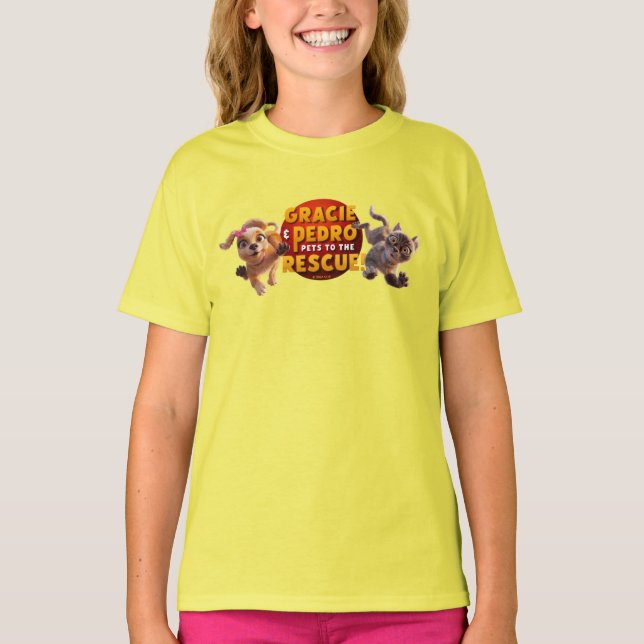 Gracie & Pedro Adventure Awaits T-Shirt (Front)