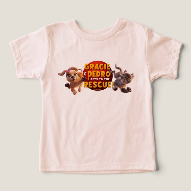 Gracie & Pedro Adventure Awaits Toddler T-shirt (Design Front)