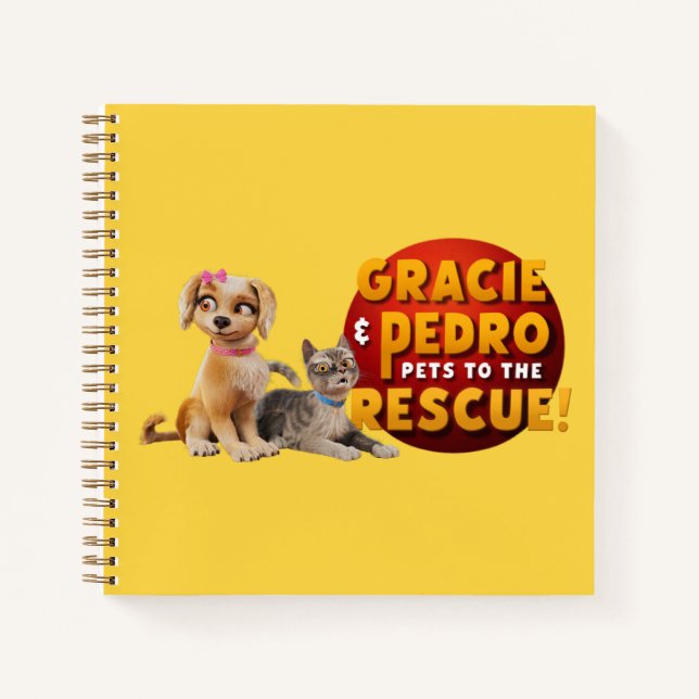 Gracie & Pedro Dynamic Duo Notebook (Front)