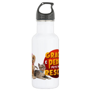 Gracie & Pedro Dynamic Duo Stainless Steel Water Bottle