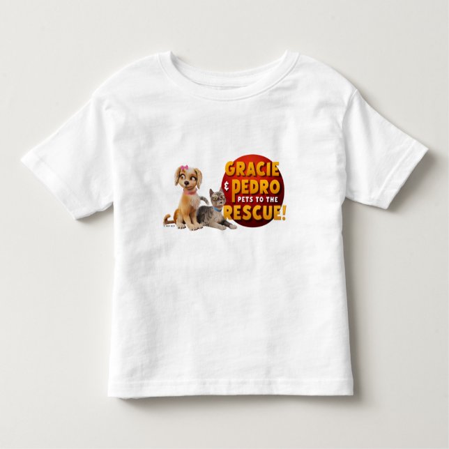 Gracie & Pedro Dynamic Duo Toddler T-shirt (Front)