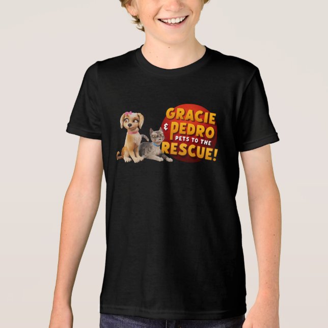 Gracie & Pedro Dynamic Duo Tri-Blend Shirt (Front)