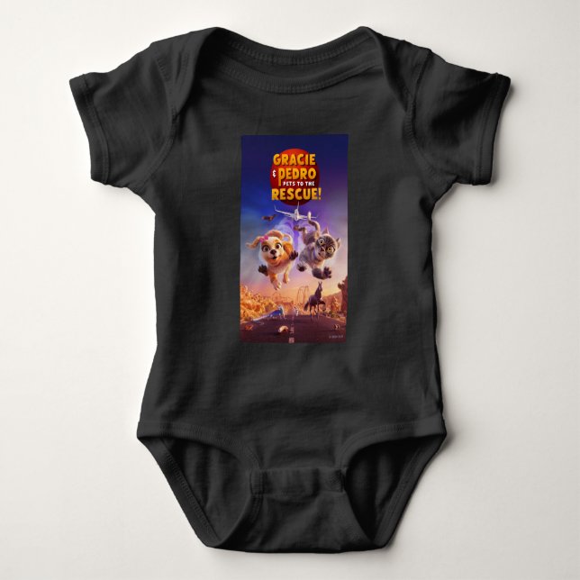 Gracie & Pedro: Pets to the Rescue! Baby Bodysuit (Front)
