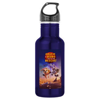 Gracie & Pedro: Pets to the Rescue! Stainless Steel Water Bottle