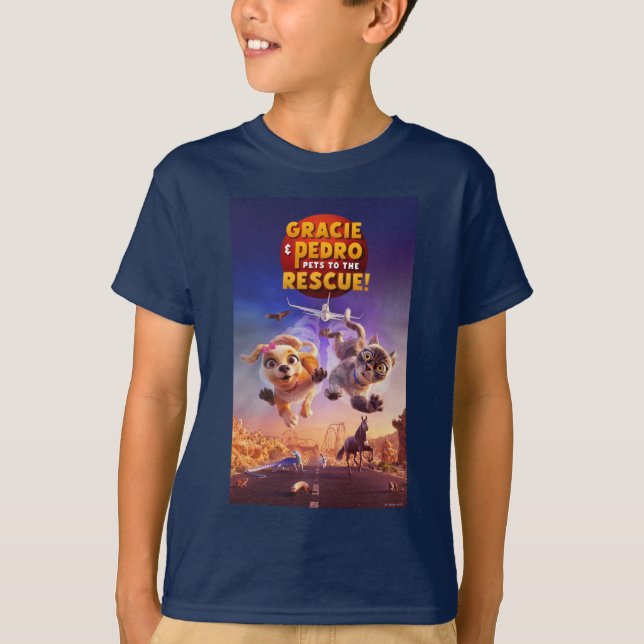 Gracie & Pedro: Pets to the Rescue! T-Shirt (Front)