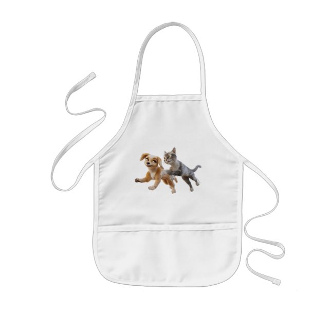 Gracie & Pedro Unleashed Kids' Apron (Front)