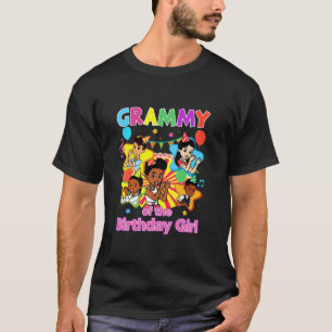 Gracie s Corner Grammy Of The Birthday Girl Dolls T-Shirt