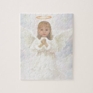 Gracious - Little Girl Angel Praying Jigsaw Puzzle
