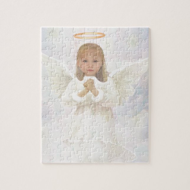 Gracious - Little Girl Angel Praying Jigsaw Puzzle (Vertical)