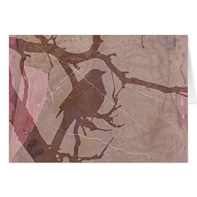 Grackle Grunge 2 Cards (Front Horizontal)