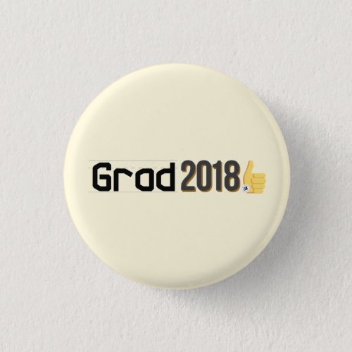 Grad 2018 Thumbs Up Mini Pin