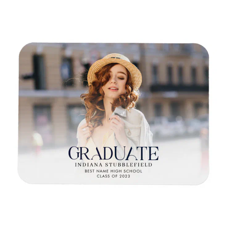 Grad 2023 Photo Graduation Announcement Zazzle