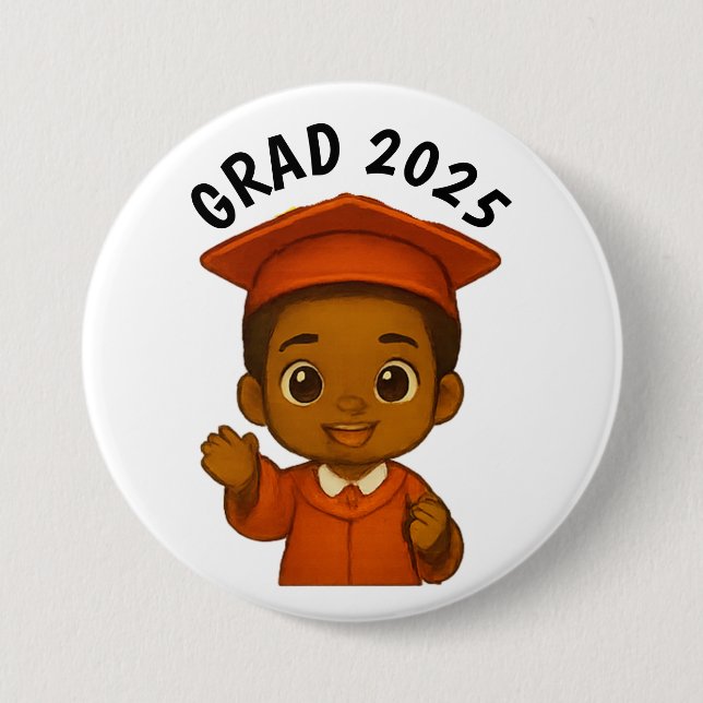 Grad 2025  button (Front)