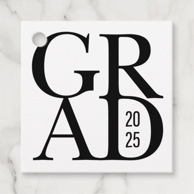  Grad 2025 Party Tag (Front)